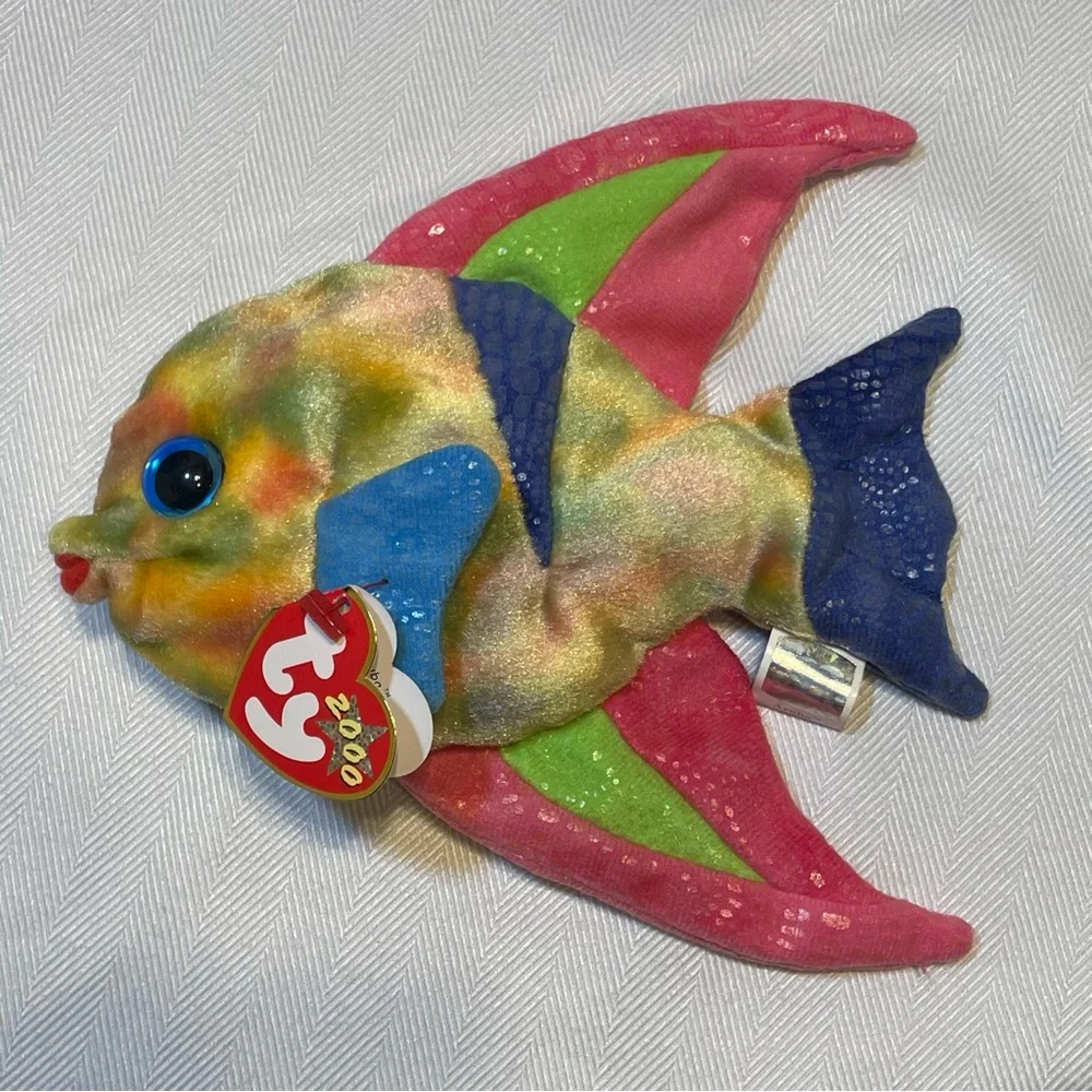 Ty Aruba the Angel Fish Retired Beanie Baby 2000
